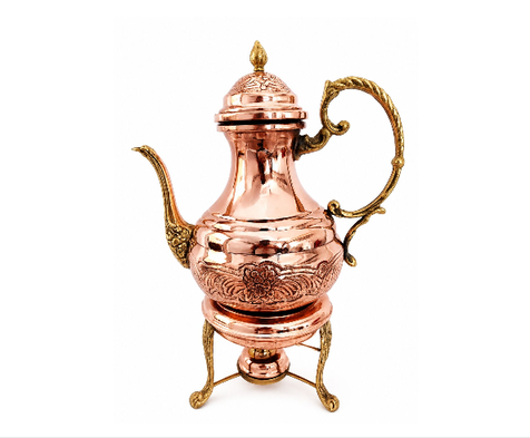 Samovar Rose Gold Detalhado
