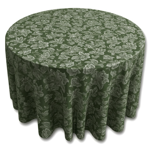 Toalha Flor Verde Musgo