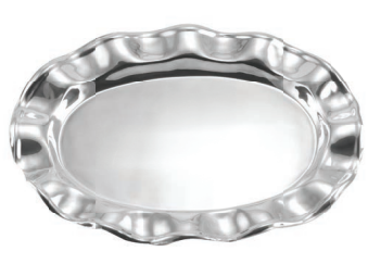 Travessa Oval Ondulada